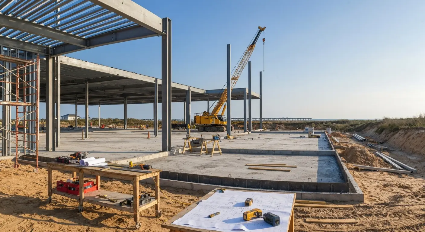 Commercial construction project