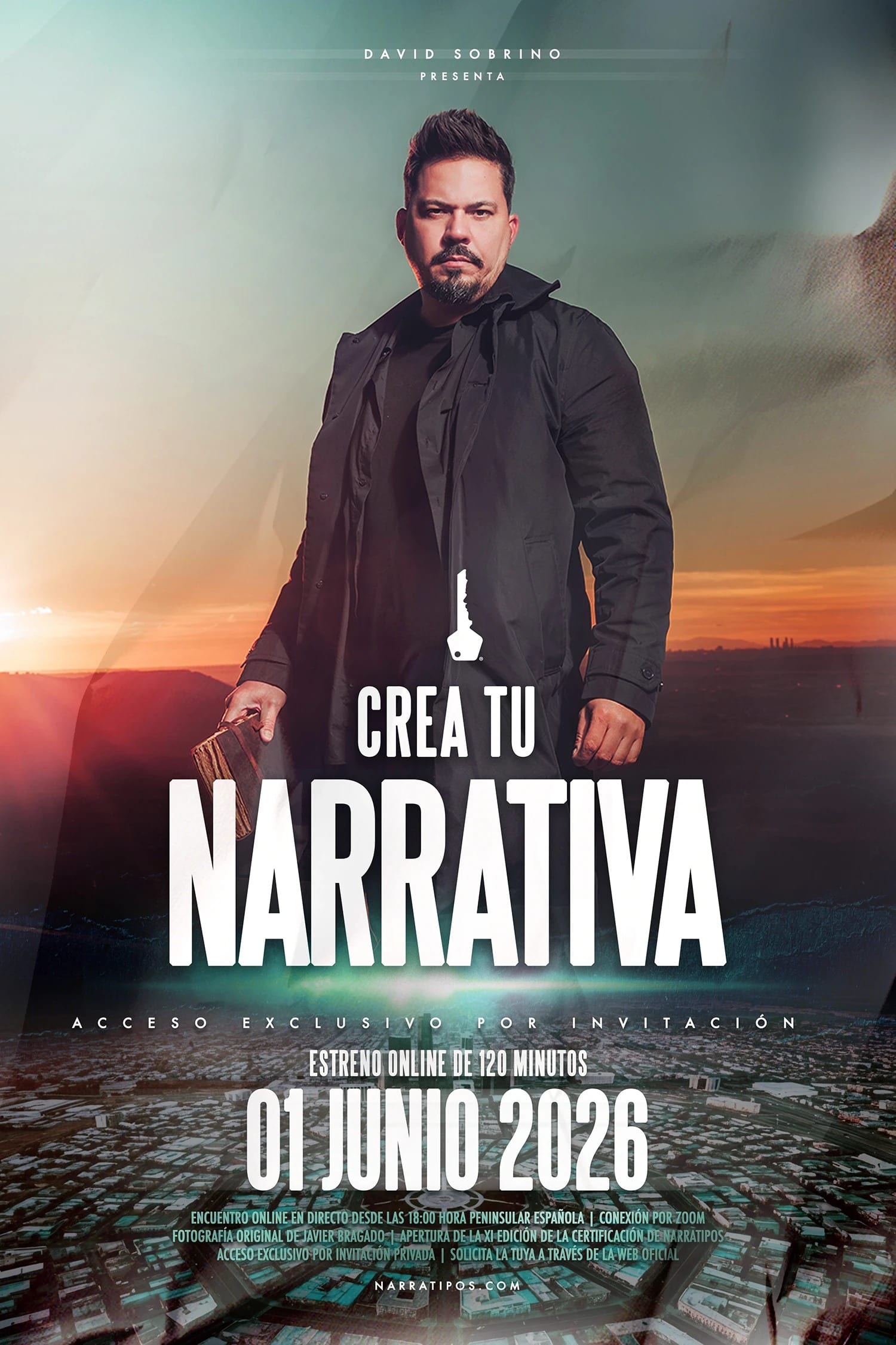 Crea tu Narrativa — Cartel