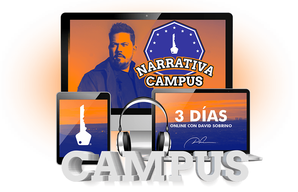 Campus de Narrativa — acceso multidispositivo: 3 días online en directo con David Sobrino