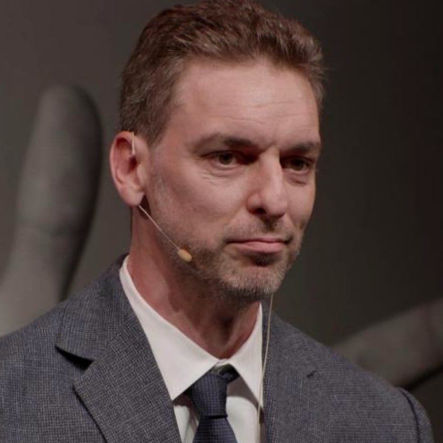 Pau Gasol y David Sobrino