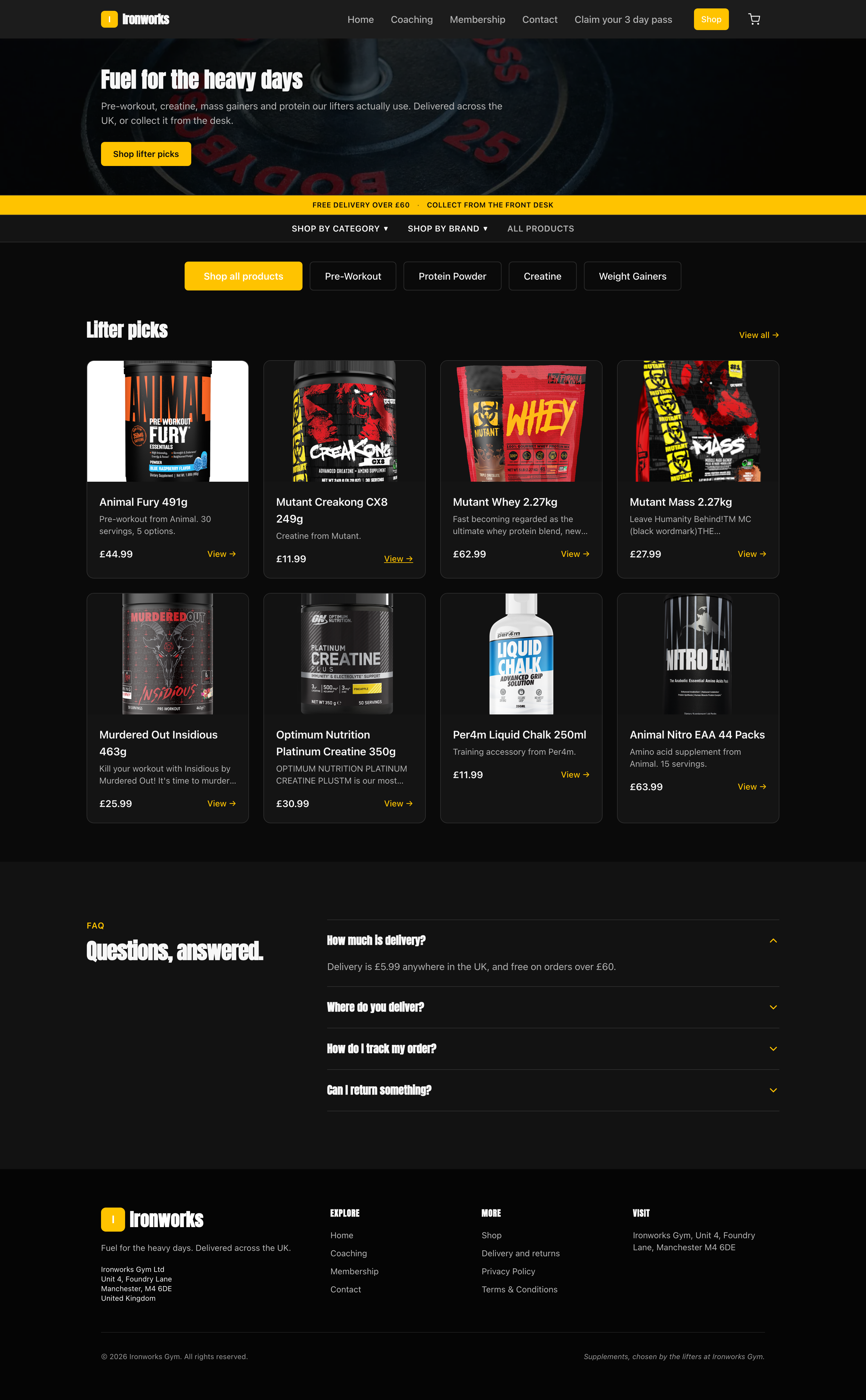Ironworks Gym preview