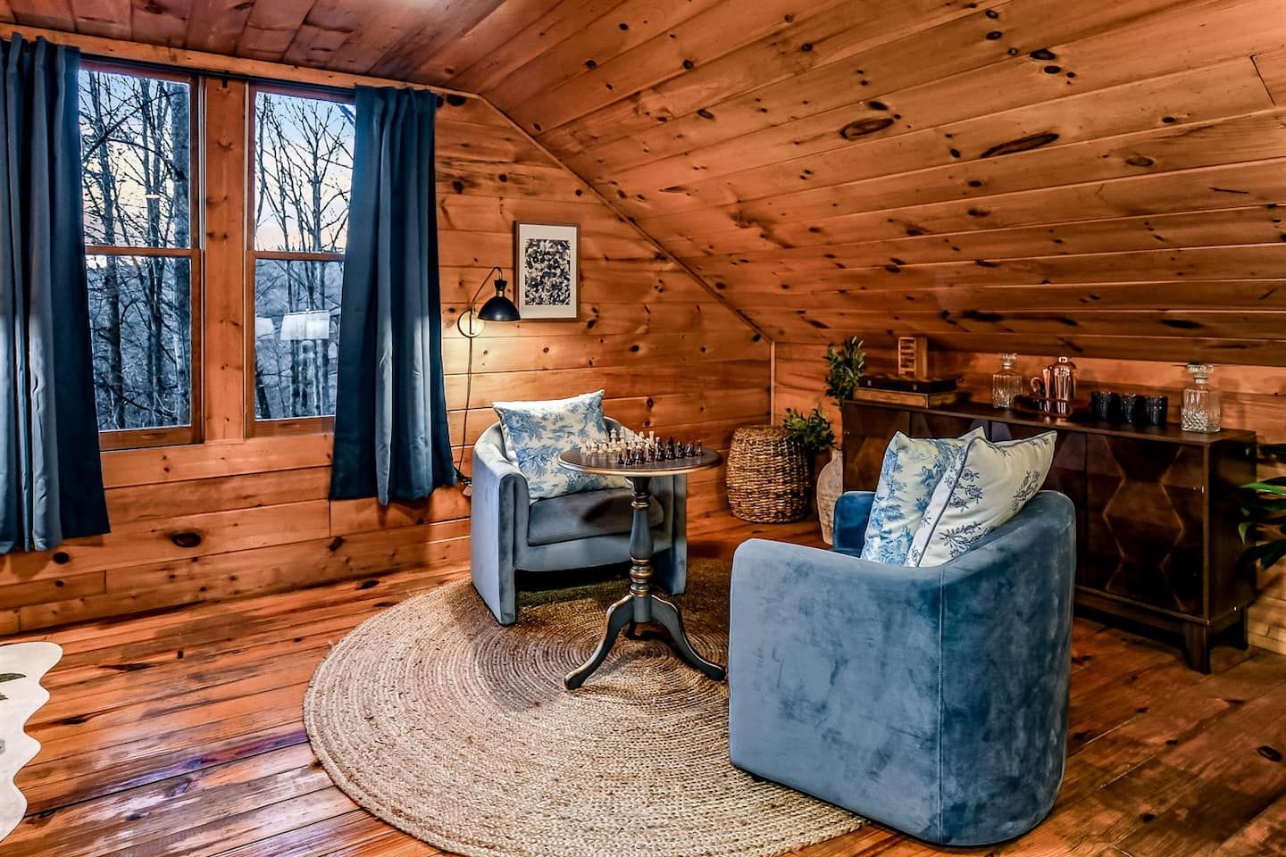 An inviting corner offers the perfect setting for slow moments and connection. Play a game, share a quiet conversation, or simply unwind together in a space designed for relaxation.