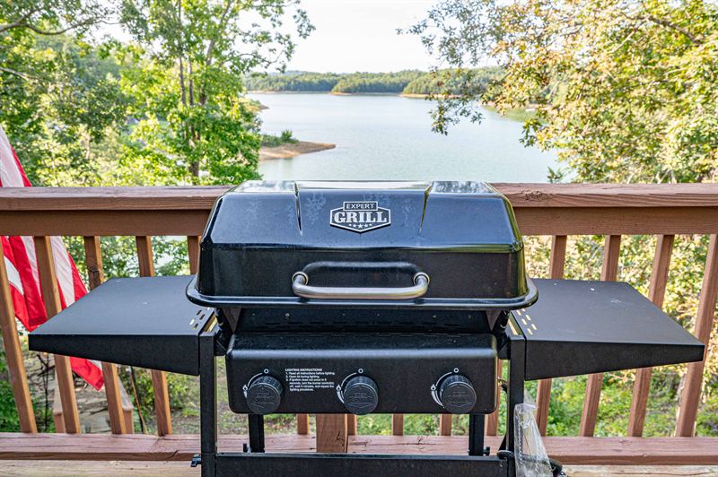 Grill on the deck