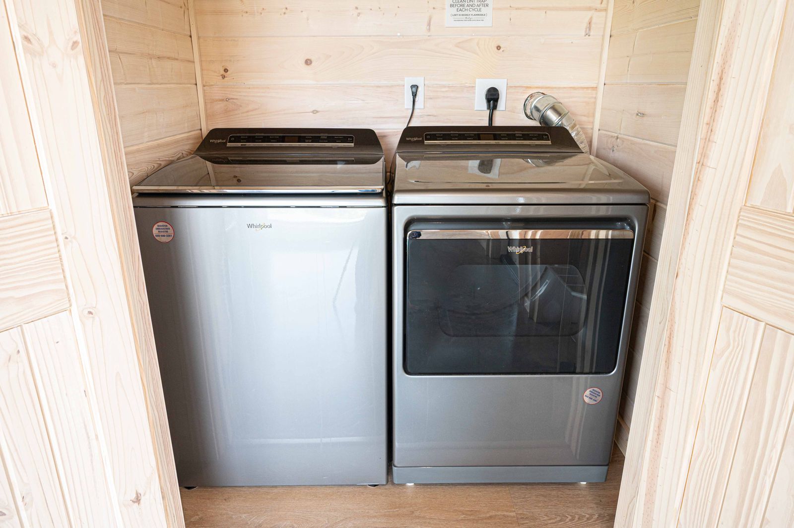 Washer and dryer
