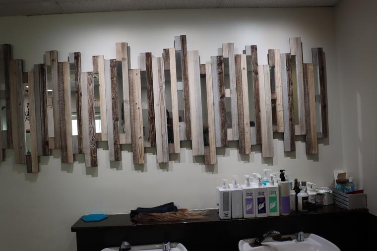 Styling station at Hairapy salon
