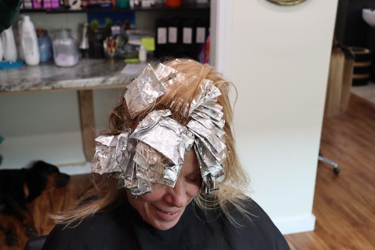 Haircut and styling at Hairapy salon
