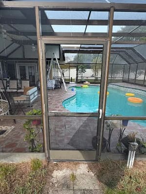 Rescreening Pool Cages in Largo