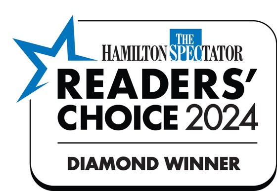 Hamilton Spectator Readers’ Choice 2024 Diamond and Platinum Winner