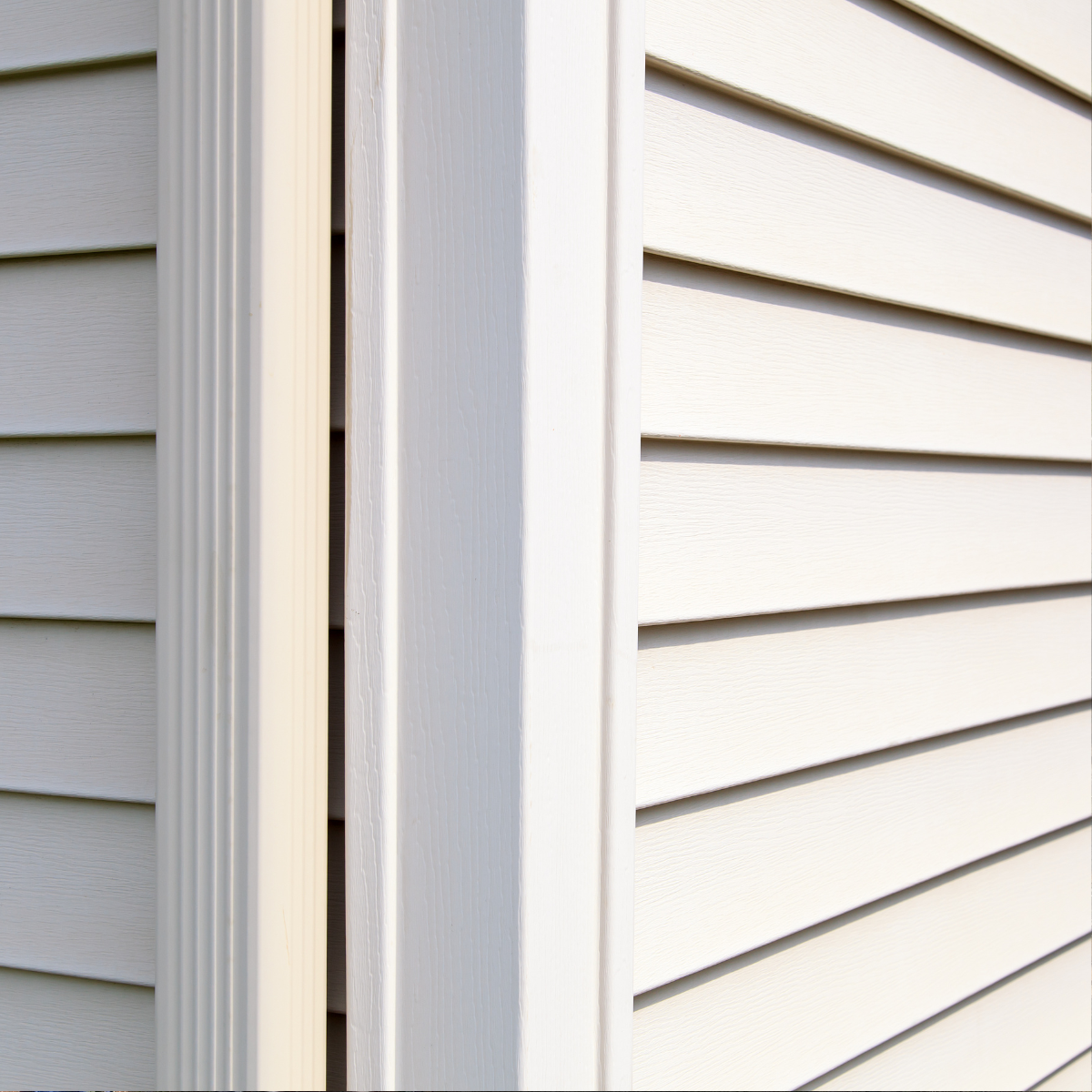 Vinyl siding installation detail for a home exterior in Stoneham MA