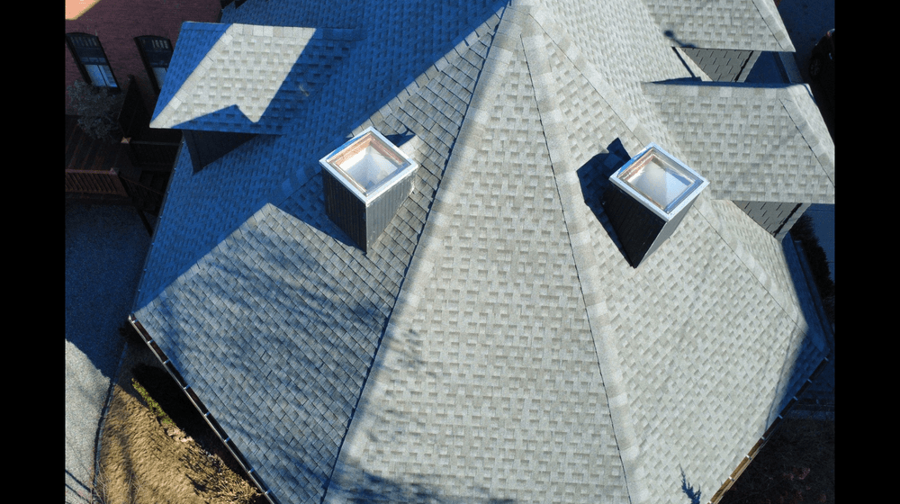 Architectural asphalt shingle roofing installation