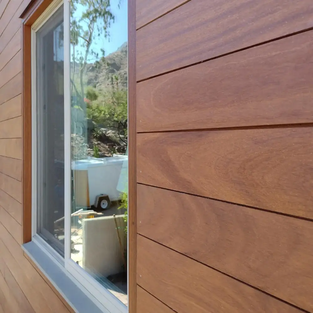 Wood-look siding exterior with weather-resistant materials in MA