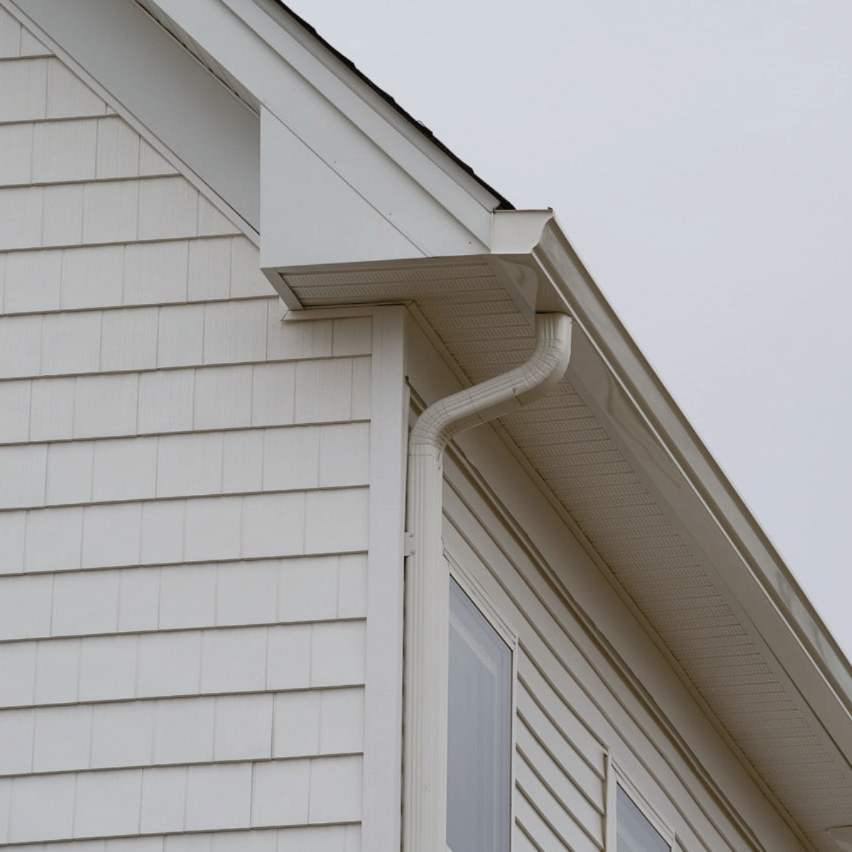 6-inch oversized gutter system installed for heavy water flow in MA