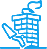 Chimney repair icon