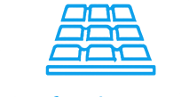 Metal roofing icon