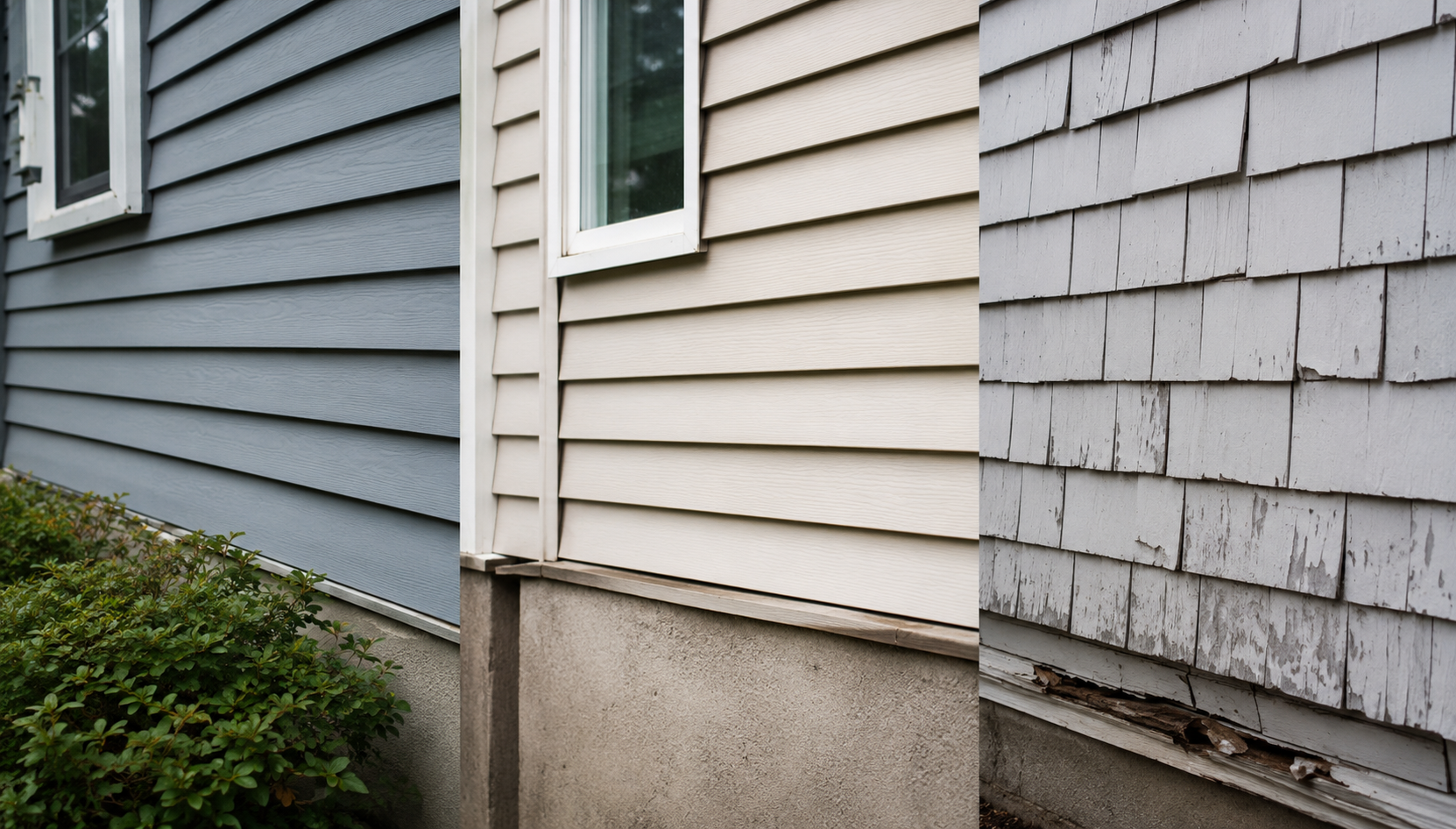 Fiber cement, vinyl, and clapboard siding options for Massachusetts homes