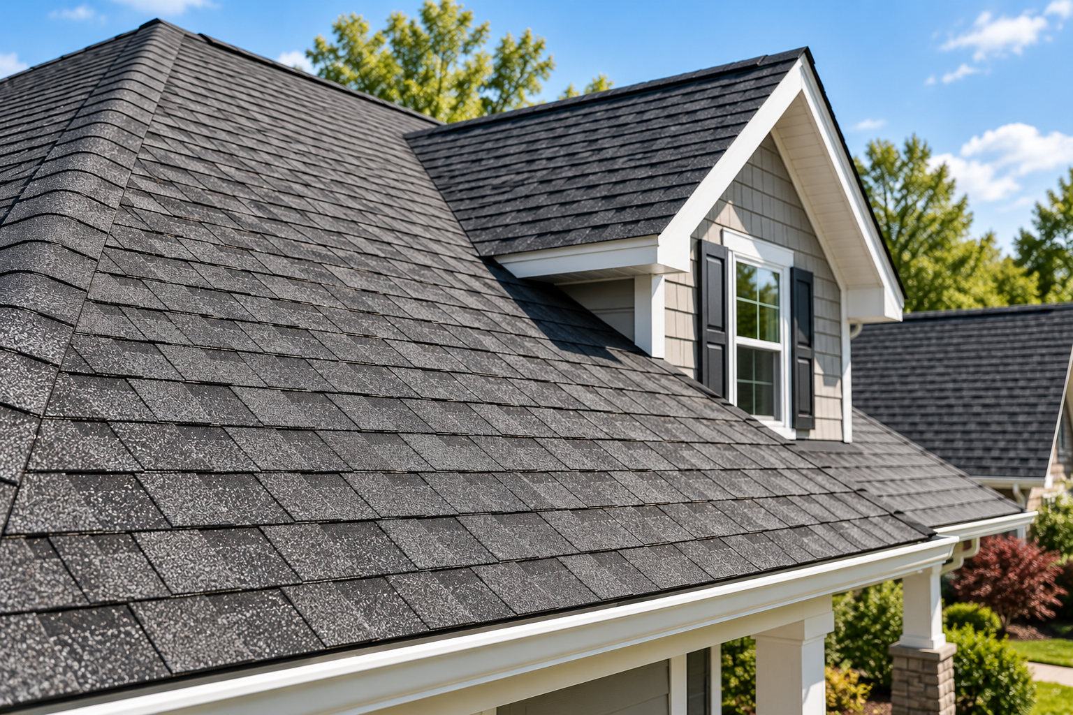 Asphalt shingle roofing