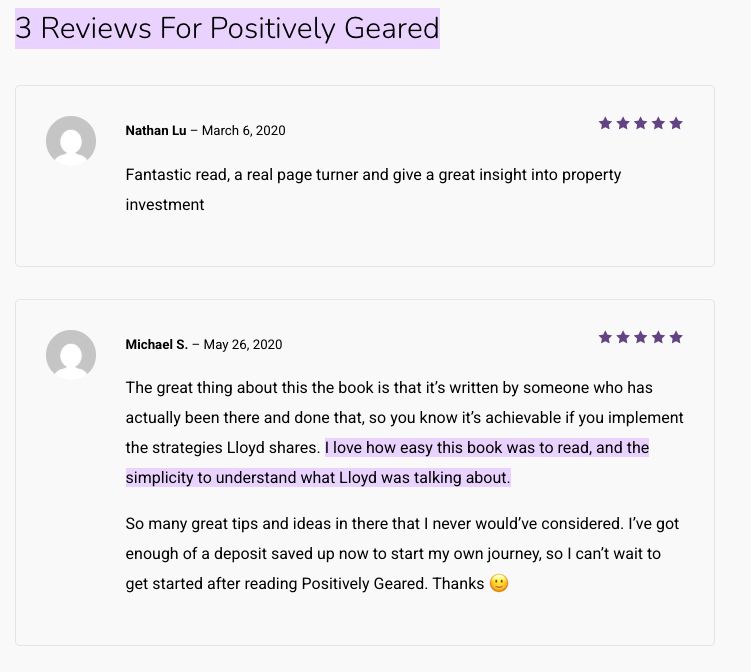 Client review