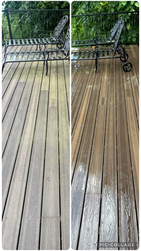 Rivenbark's Services LLC deck and patio cleaning in Waynesville, NC