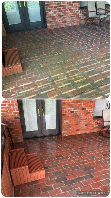 Rivenbark's Services LLC deck and patio cleaning in Waynesville, NC