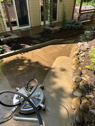 Rivenbark's Services LLC driveway cleaning in Waynesville, NC