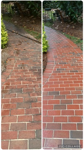 Rivenbark's Services LLC driveway cleaning in Waynesville, NC