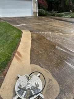 Rivenbark's Services LLC driveway cleaning in Waynesville, NC