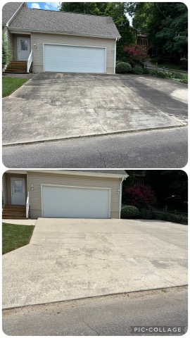 Rivenbark's Services LLC driveway cleaning in Waynesville, NC