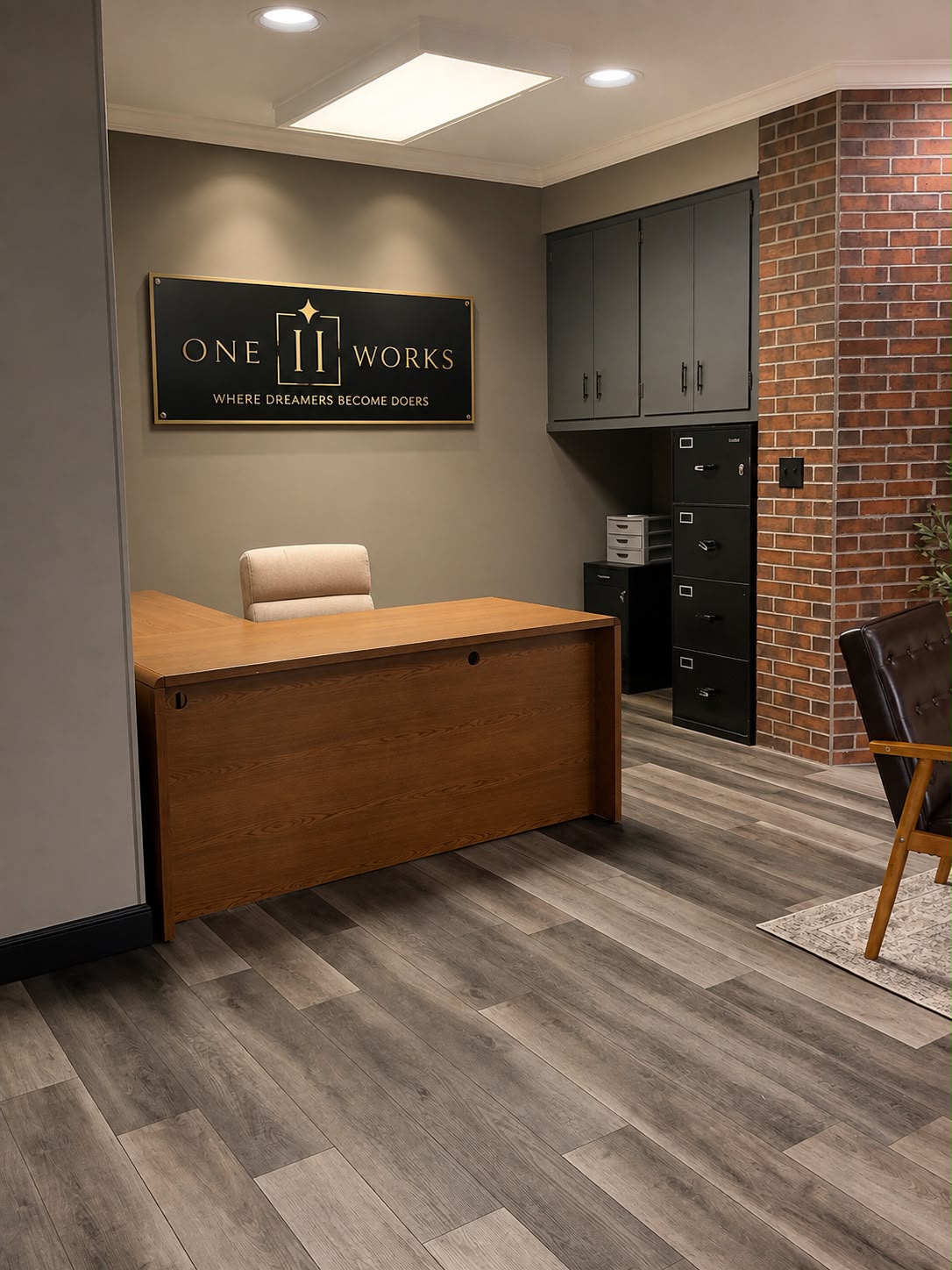 A private office suite at One Eleven Works