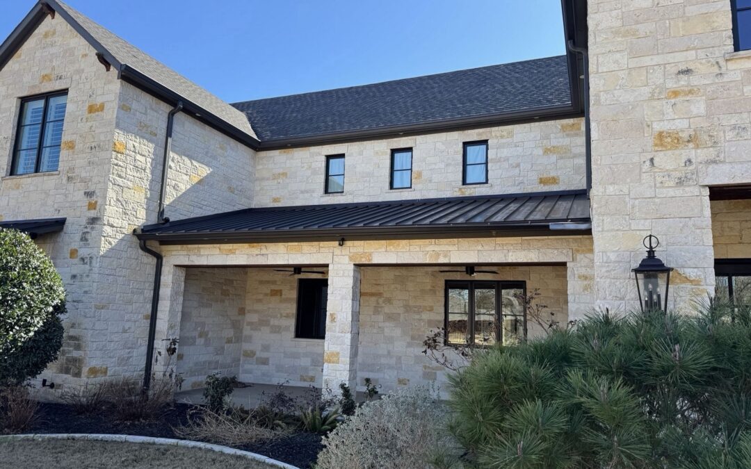 Gutter leak repair in Southlake