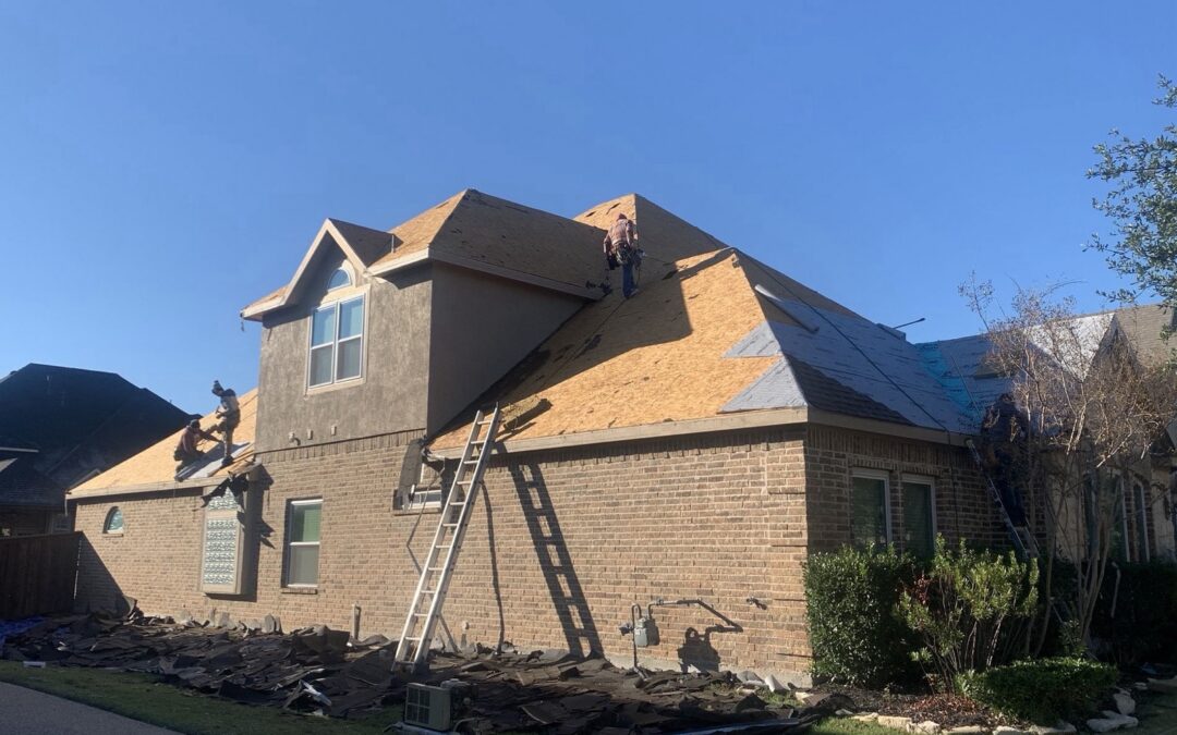 Buford roofing project near Trophy Club