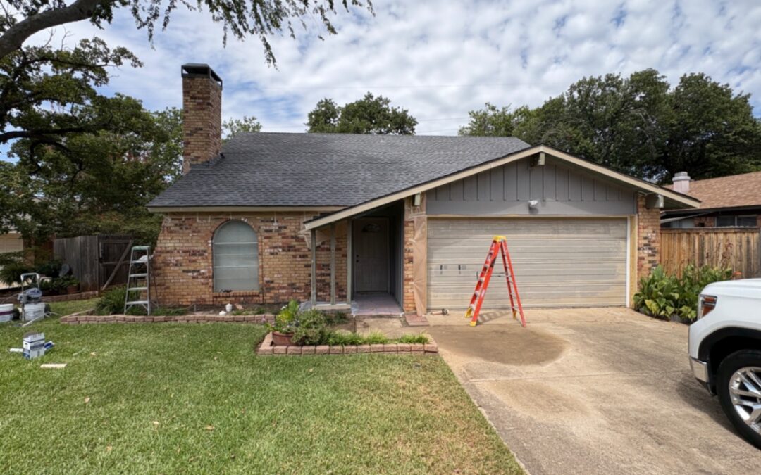 New paint, trim, fascia and soffit