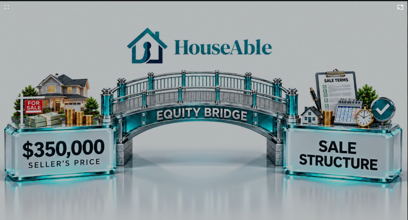 HouseAble Equity Bridge: seller price and sale structure