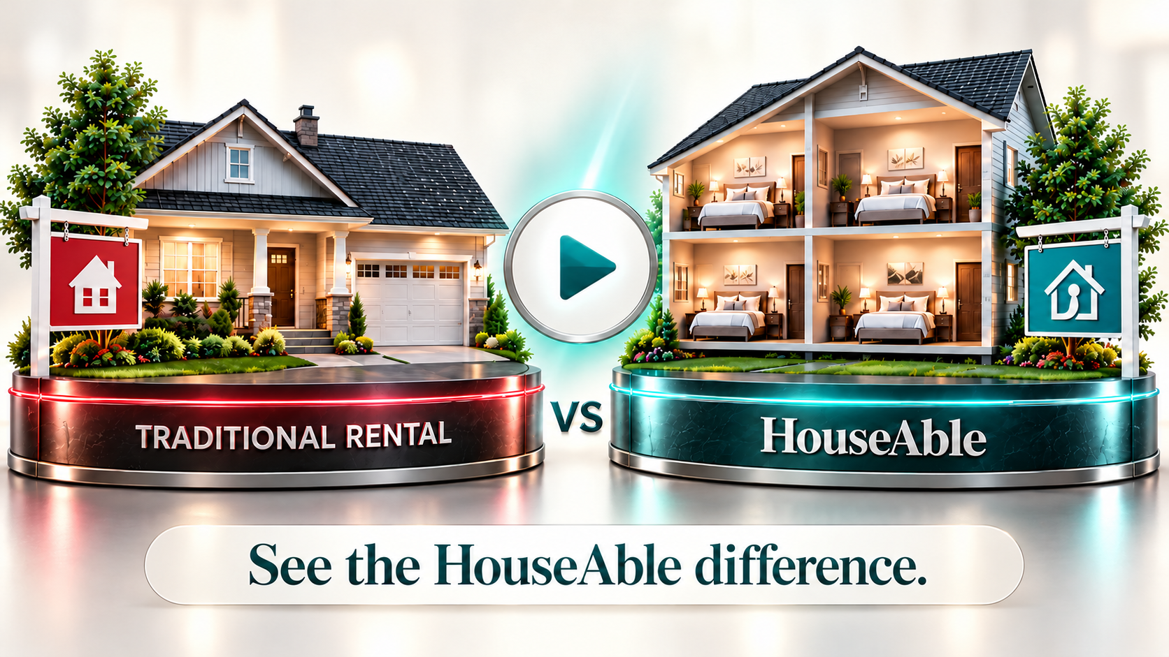 Traditional rental versus HouseAble — See the HouseAble difference