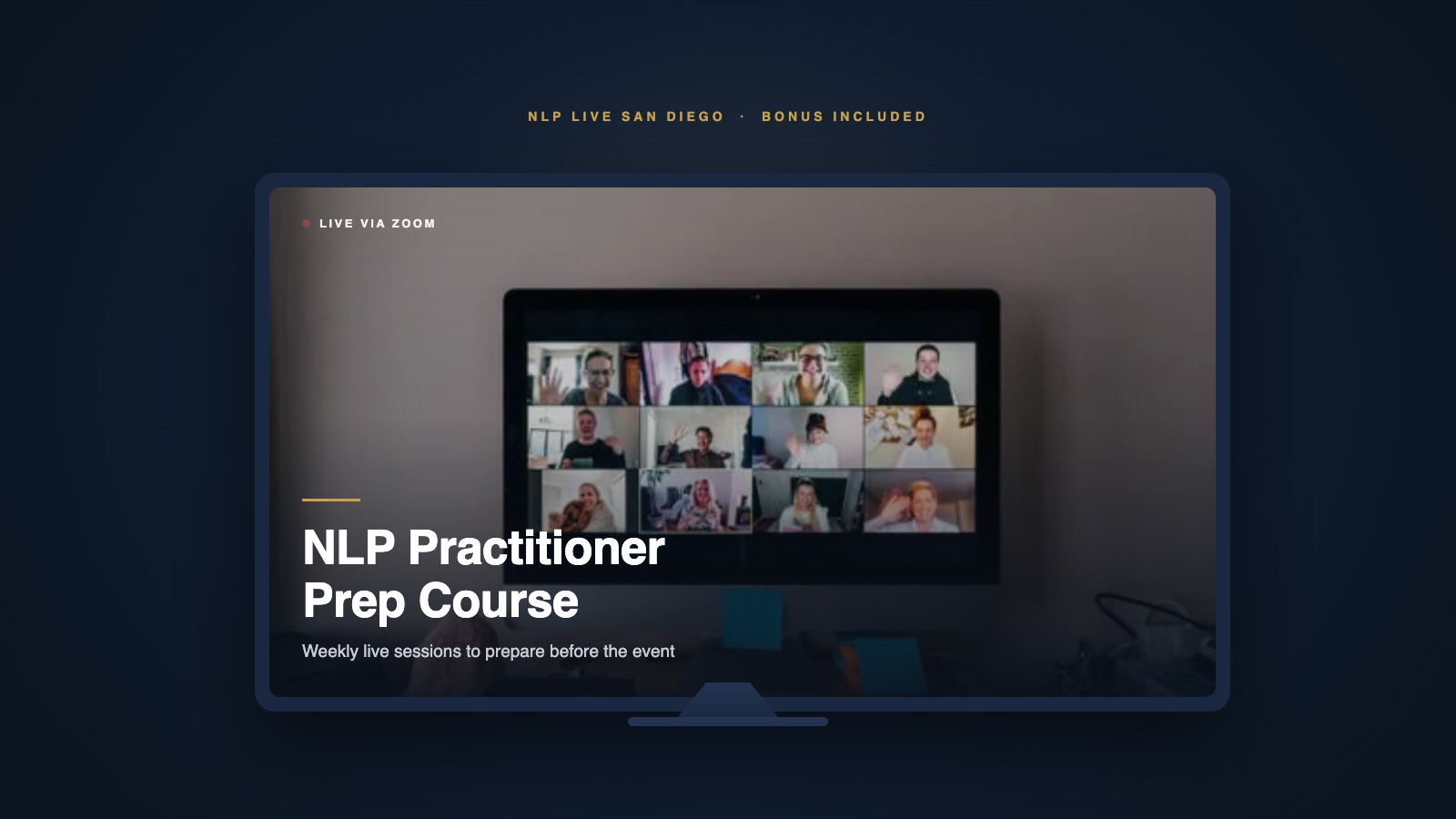 NLP Practitioner Prep Course cover