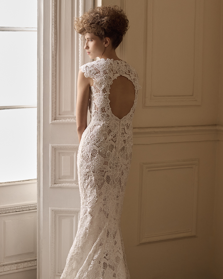 Francesca Miranda elara back view exclusive wedding gowns bay area