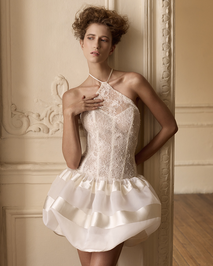 Francesca Miranda alba mini exclusive wedding gowns bay area