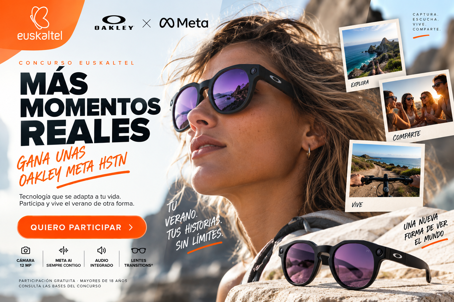 Gafas Meta Oakley — Concurso Euskaltel
