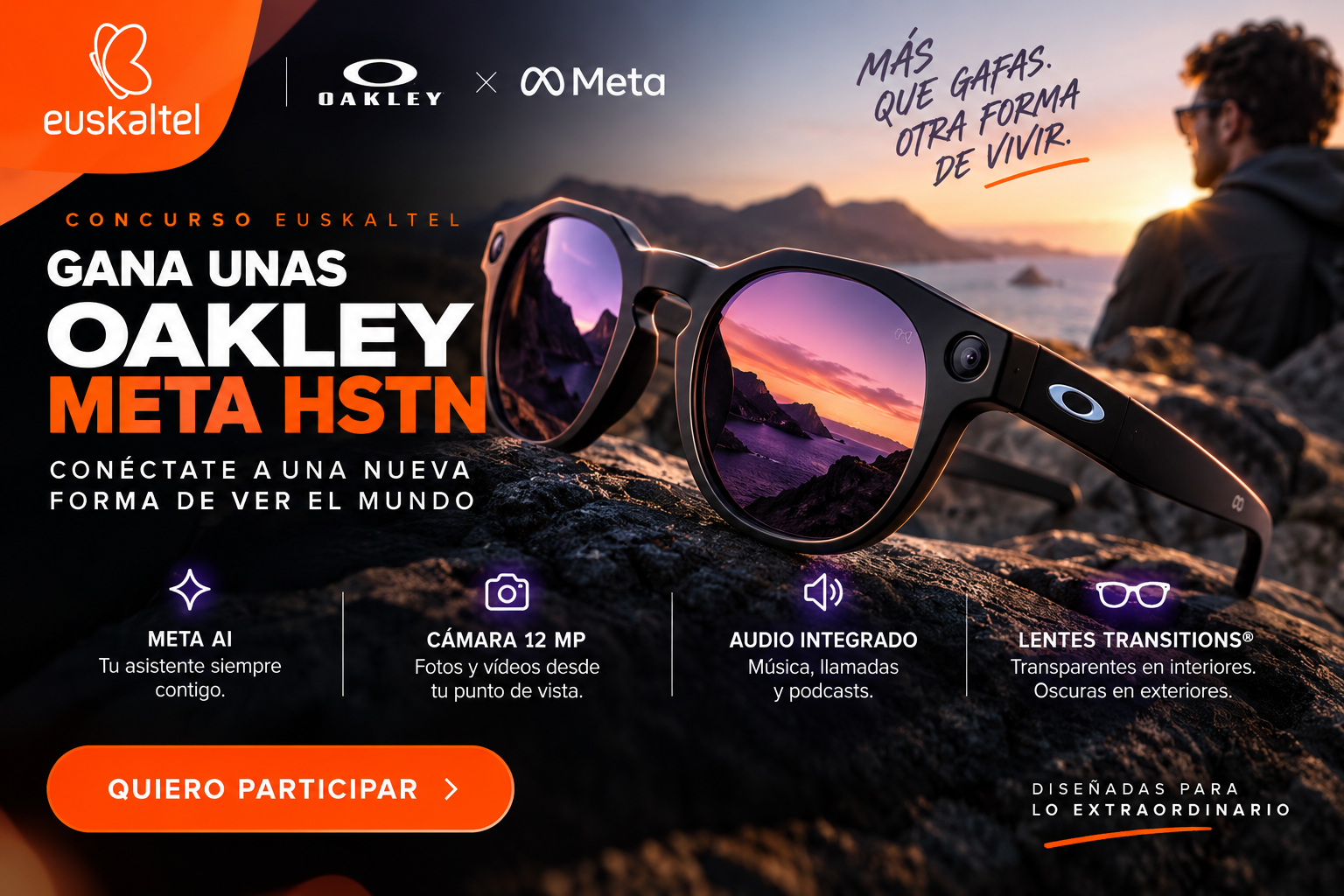 Gafas Meta Oakley — Concurso Euskaltel