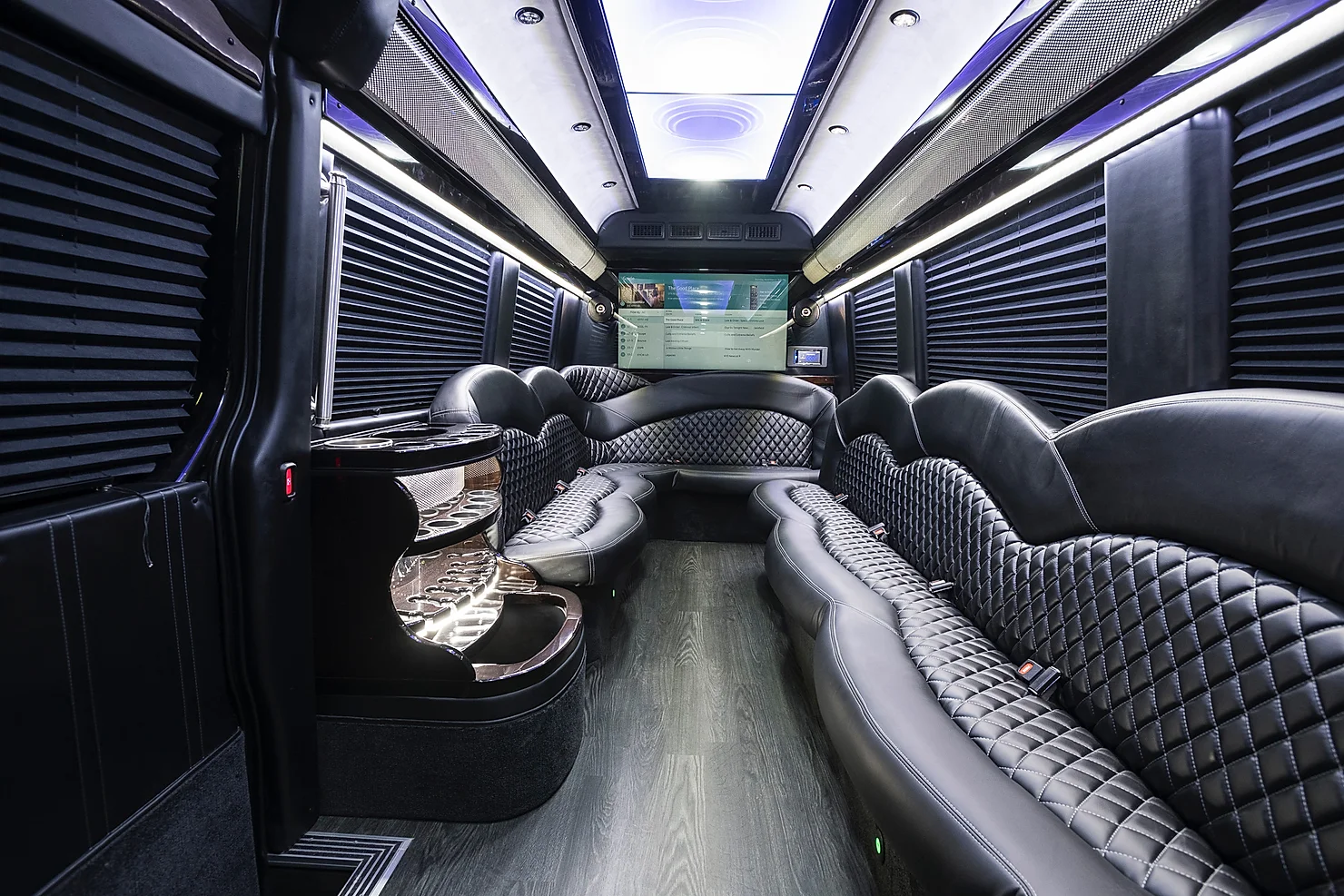 Sprinter limo interior Houston