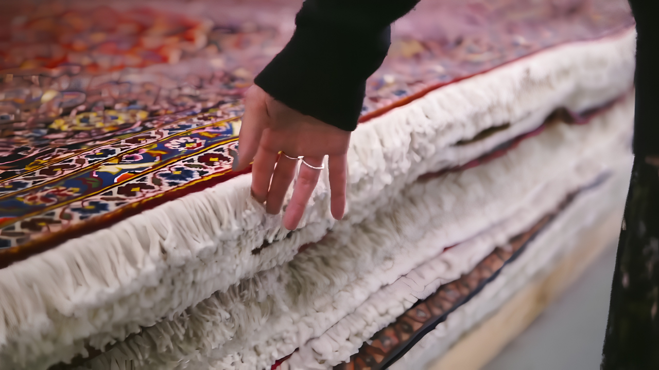 Persian and Oriental rug gentle fibre wash at Clean and Go workshop