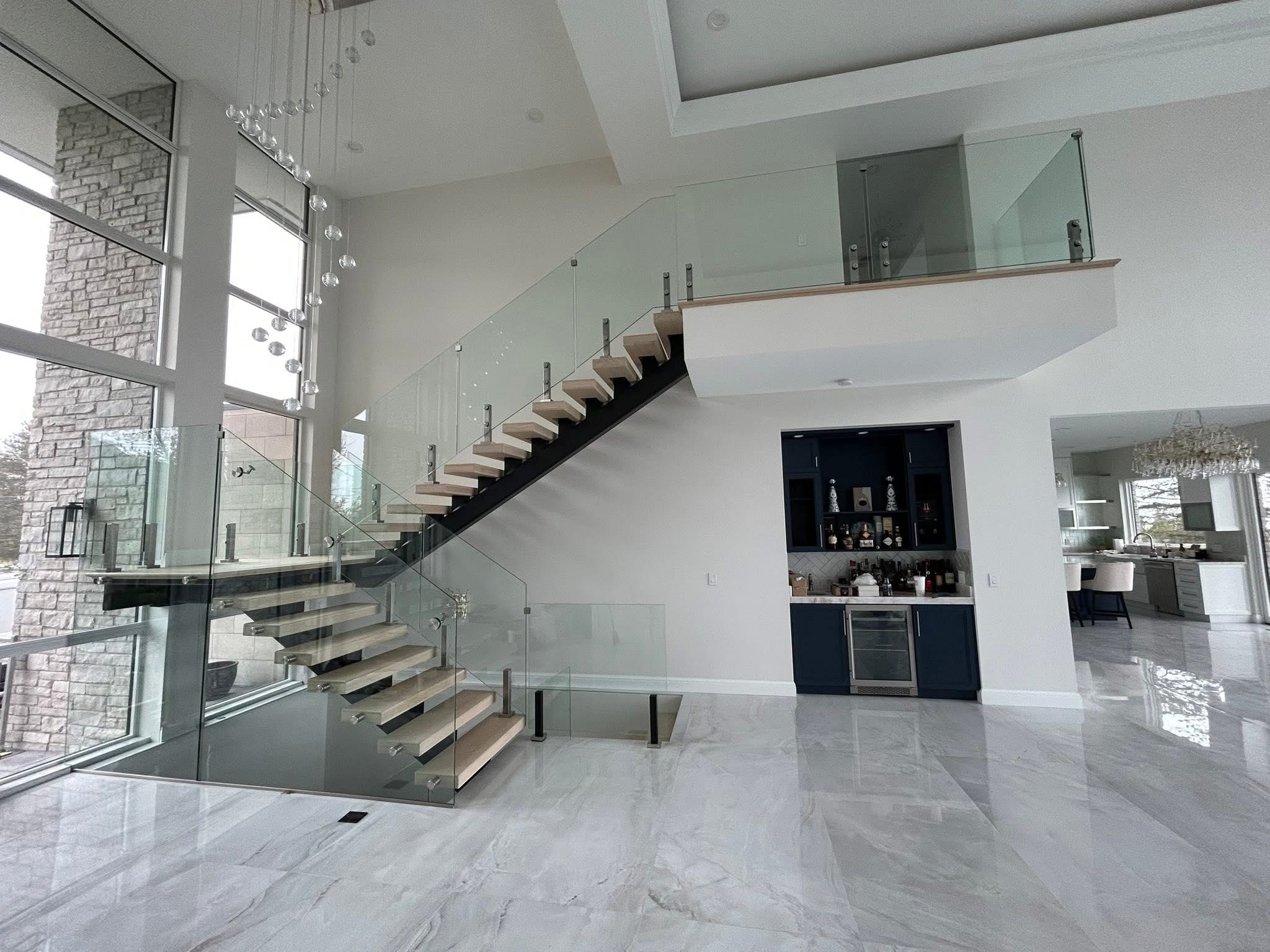 Glass Stair Railings