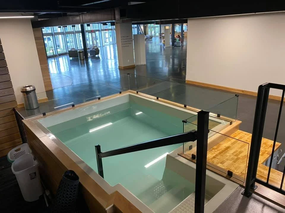 Baptismal pool