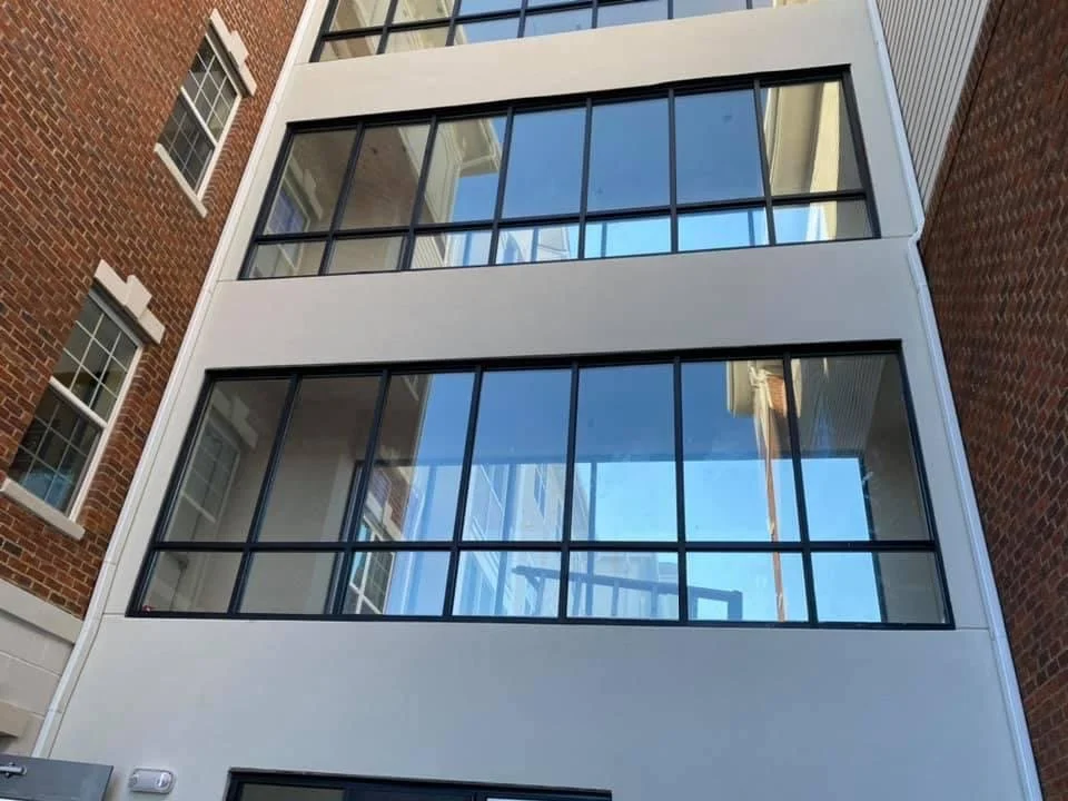 Windows for building crosswalk