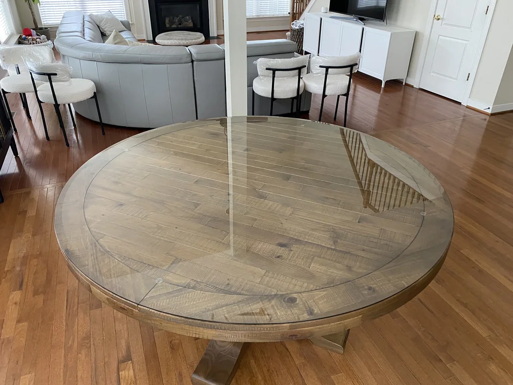 Glass tabletop protector