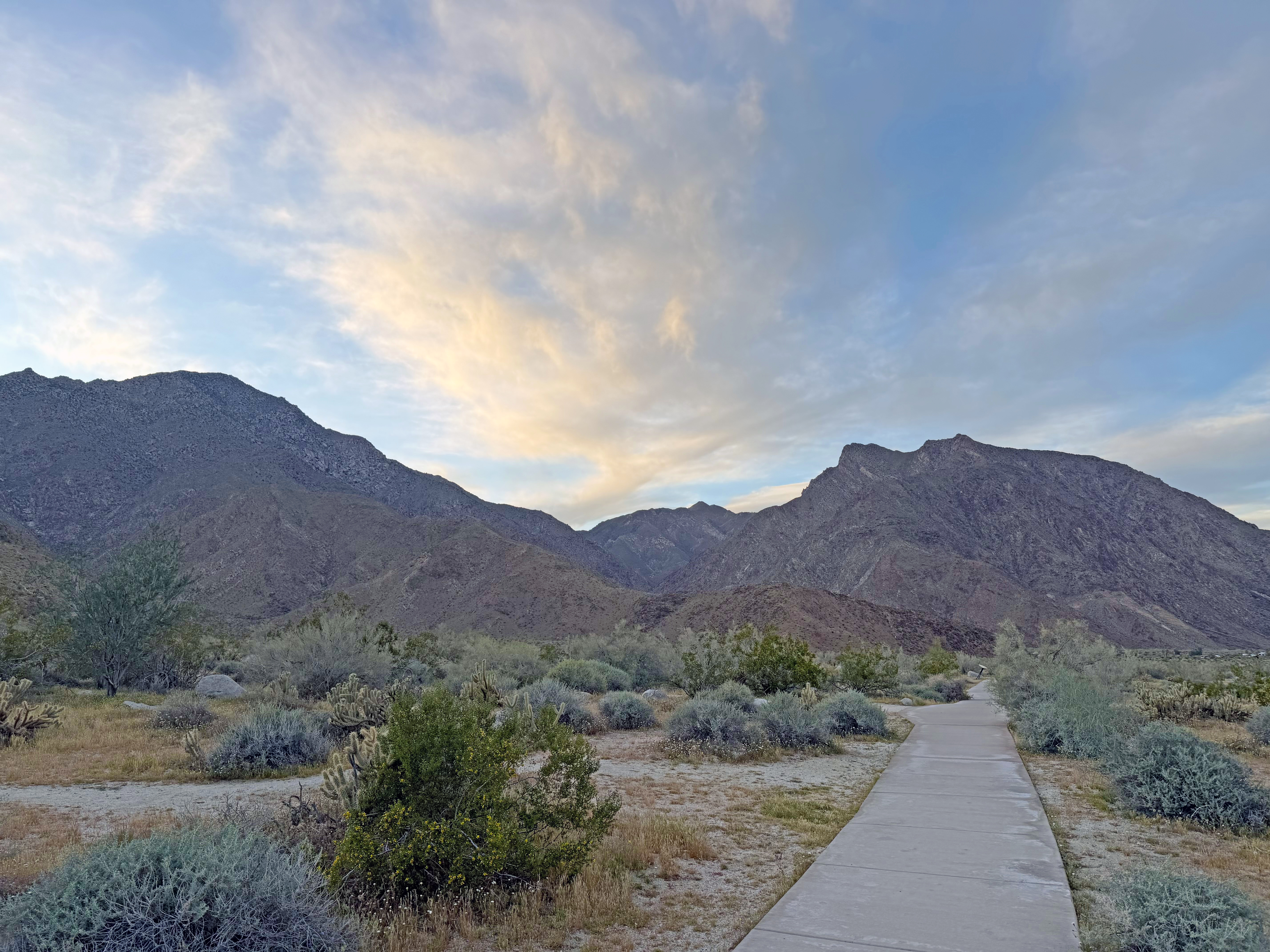 Paved Walking Trails at Anza-Borrego Desert State Park Paved Walking Trails at Anza-Borrego Desert State Park