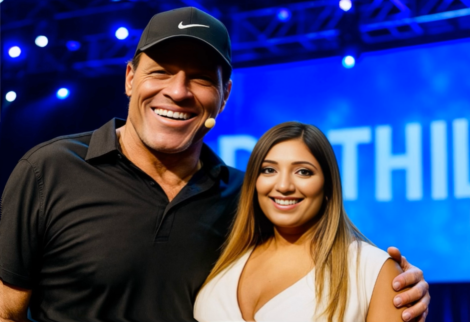 Rani Peluso with Tony Robbins