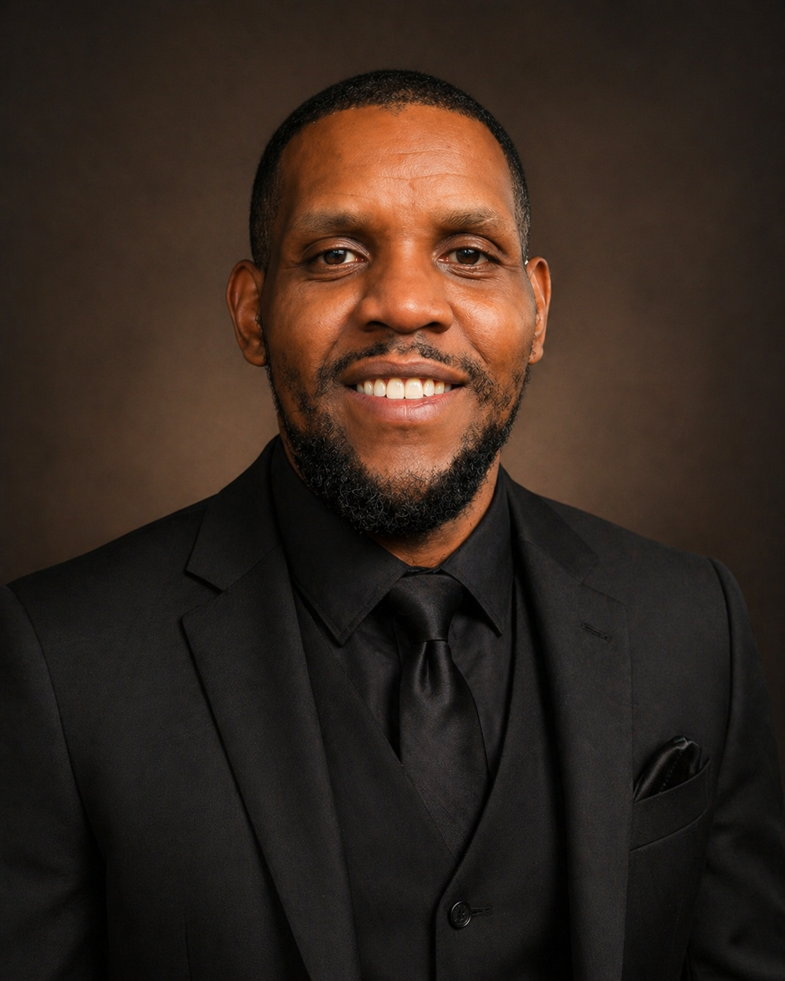 Christopher F. Schulz in a black suit