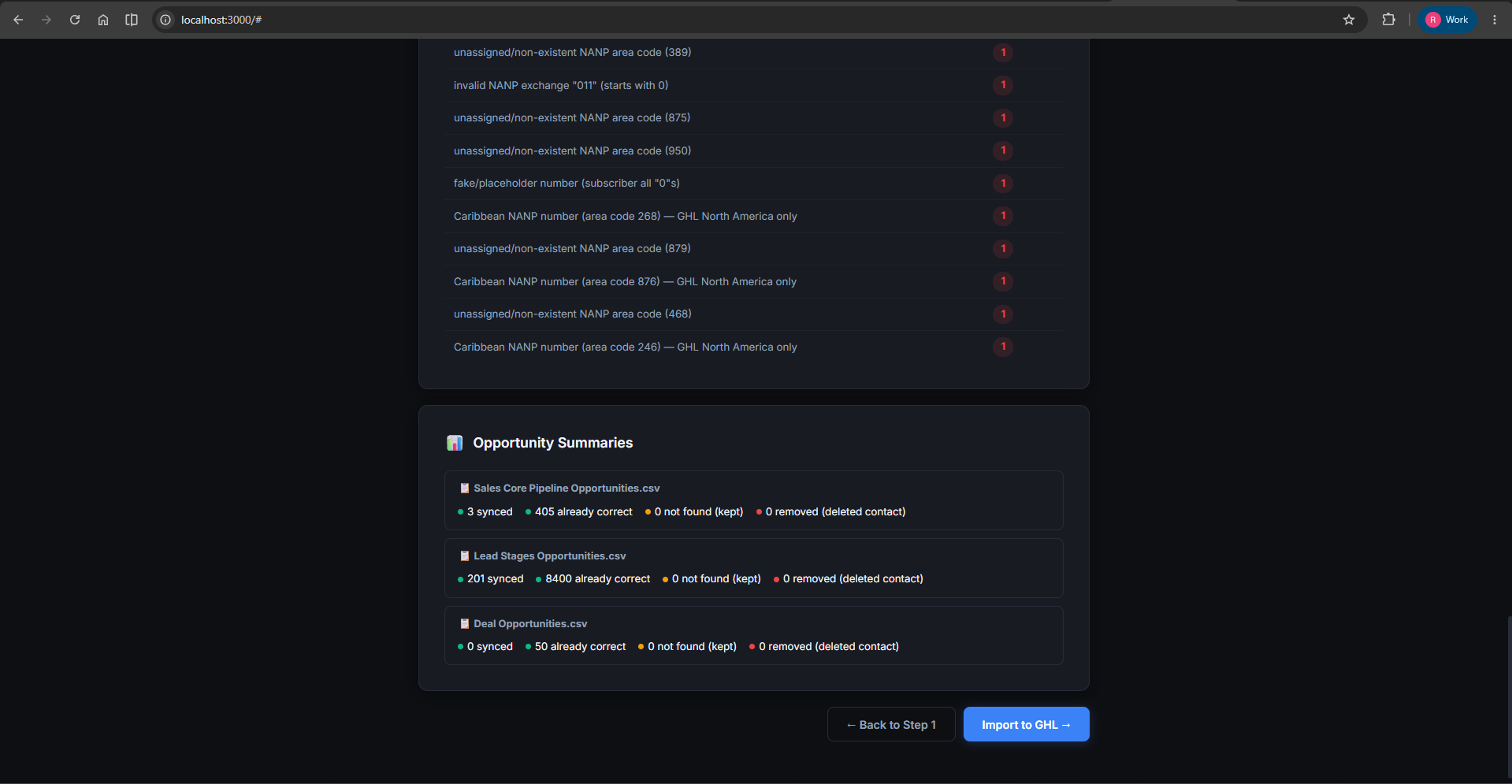 CSV Cleaner Step 6