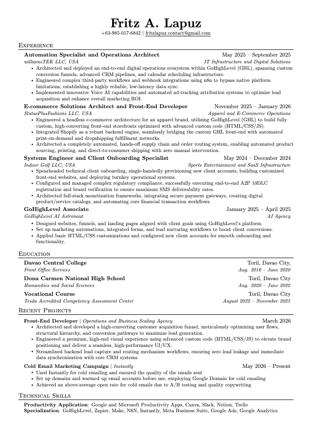 My Resume
