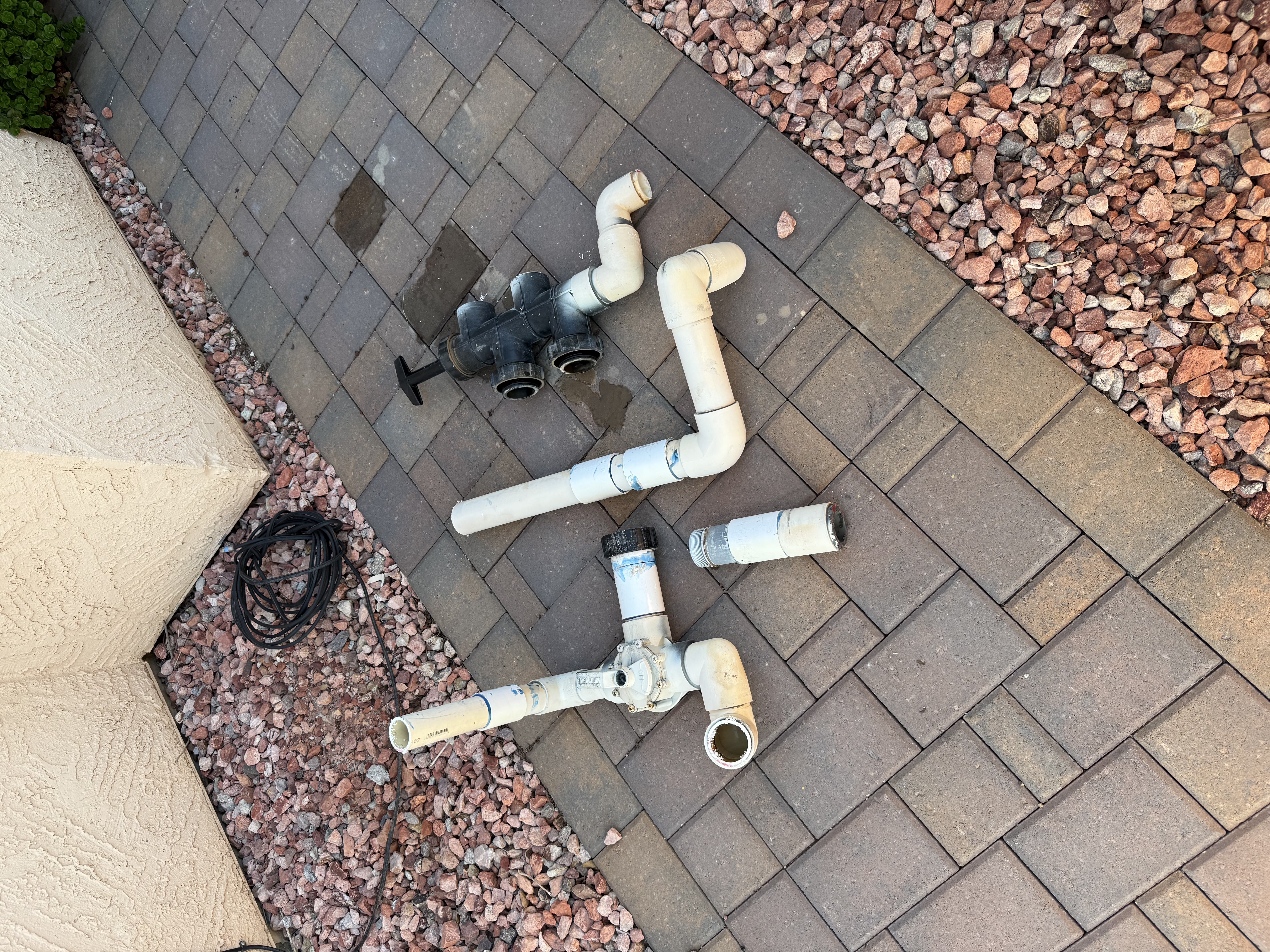 Old Plumbing Removed